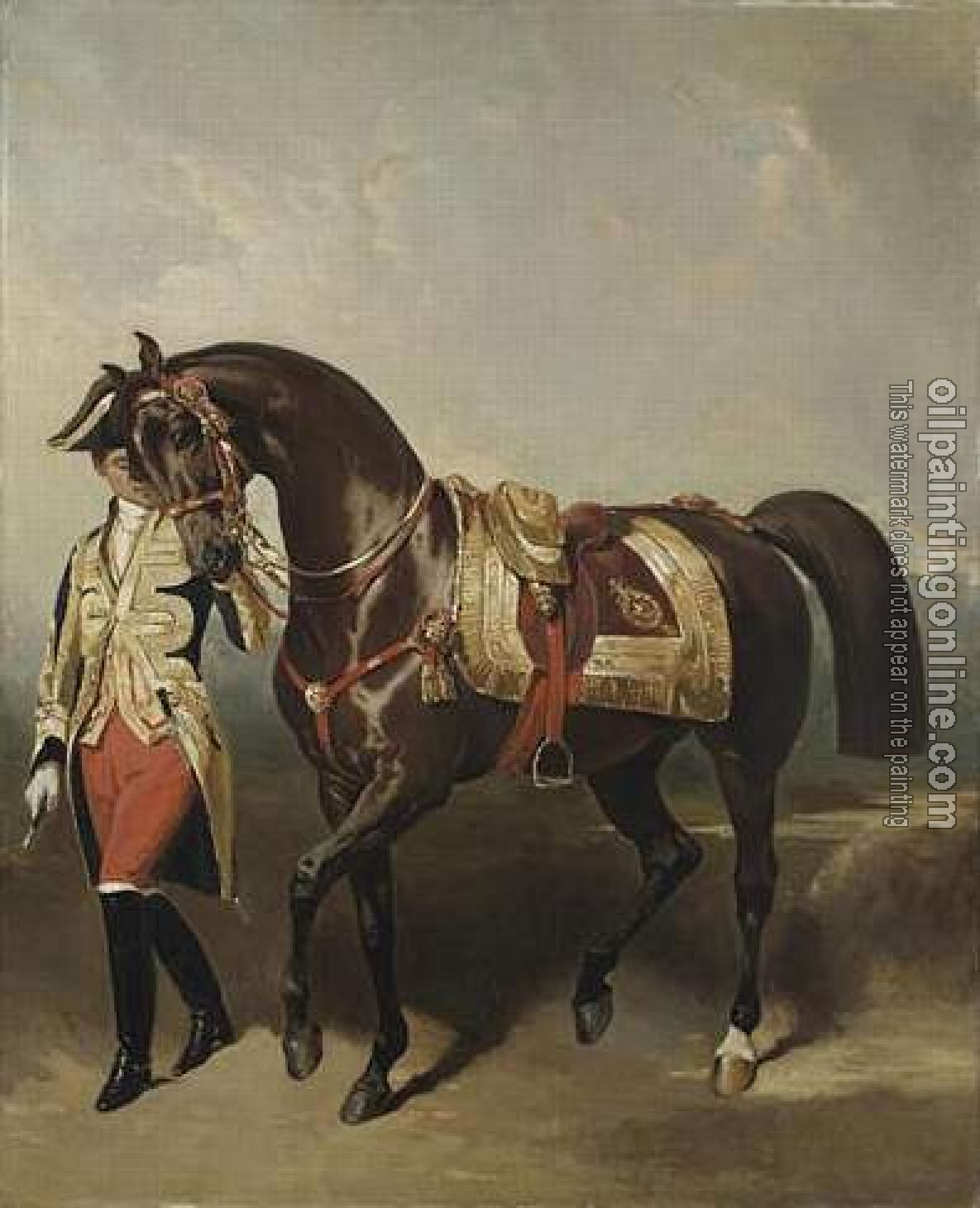 Alfred Dedreux - Lisa, jument favorite de Napoleon III